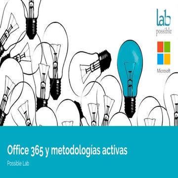 Office 365 y metodologias activas