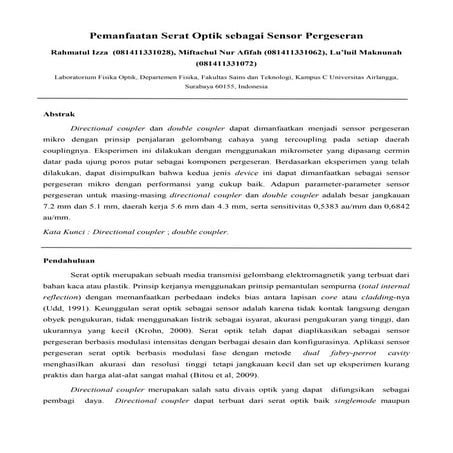 O3 pemanfaatan serat optik