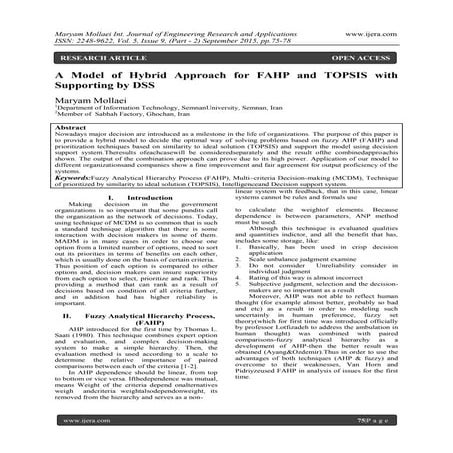 A Model of Hybrid Approach for FAHP and TOPSIS with Supporting by DSS
