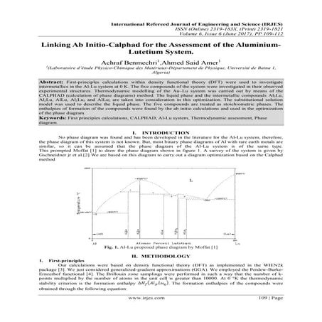 Linking Ab Initio-Calphad for the Assessment of the AluminiumLutetium System