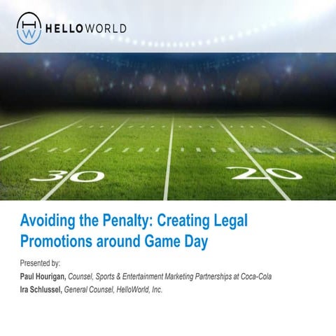 HelloWorld: Avoiding the Penalty