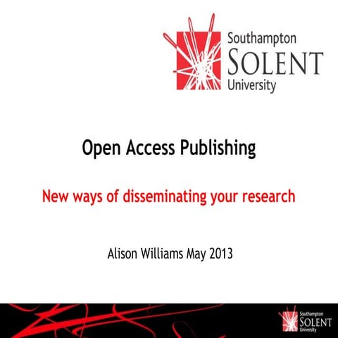Open Access Publishing