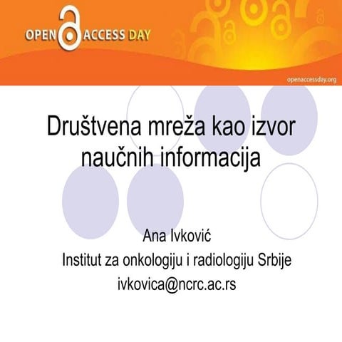 Open Access and Social Networking