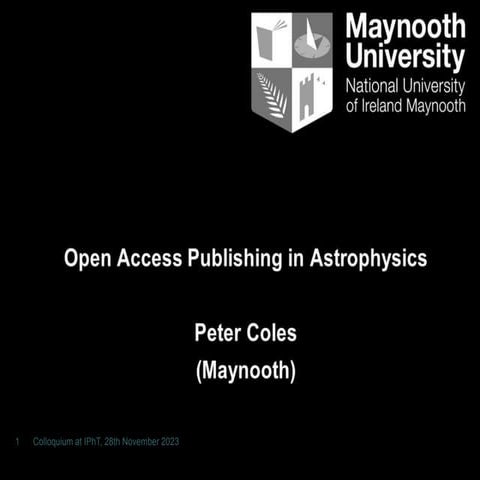 Open Access Publishing in Astrophysics