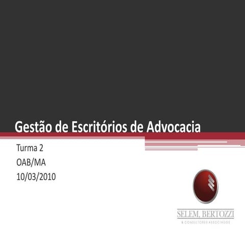 Oab Ma   Curso Avancado  Lara Selem  10032010