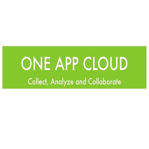 One App Cloud - Overview