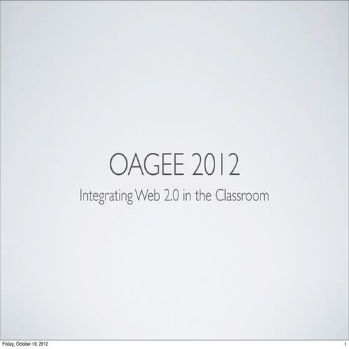 Oagee 2012