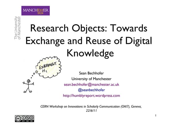 OAI7 Research Objects