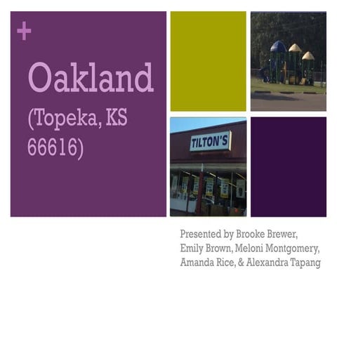 Oakland community assessment