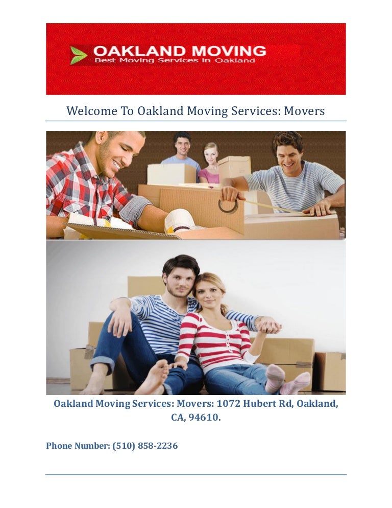 Oakland moving services movers