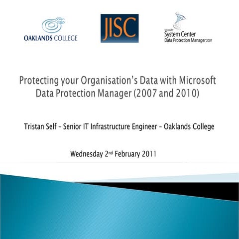 Oaklands college: Protecting your data.