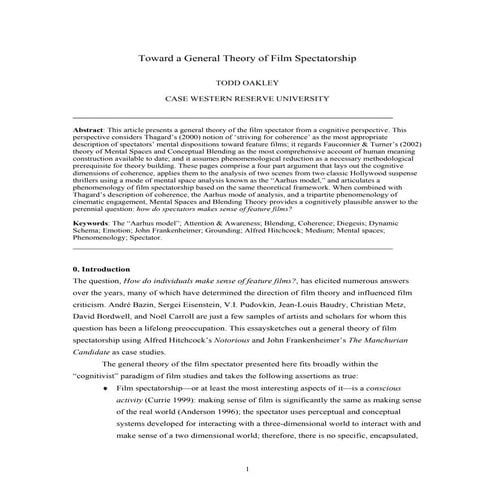 Oakley theory filmspectator