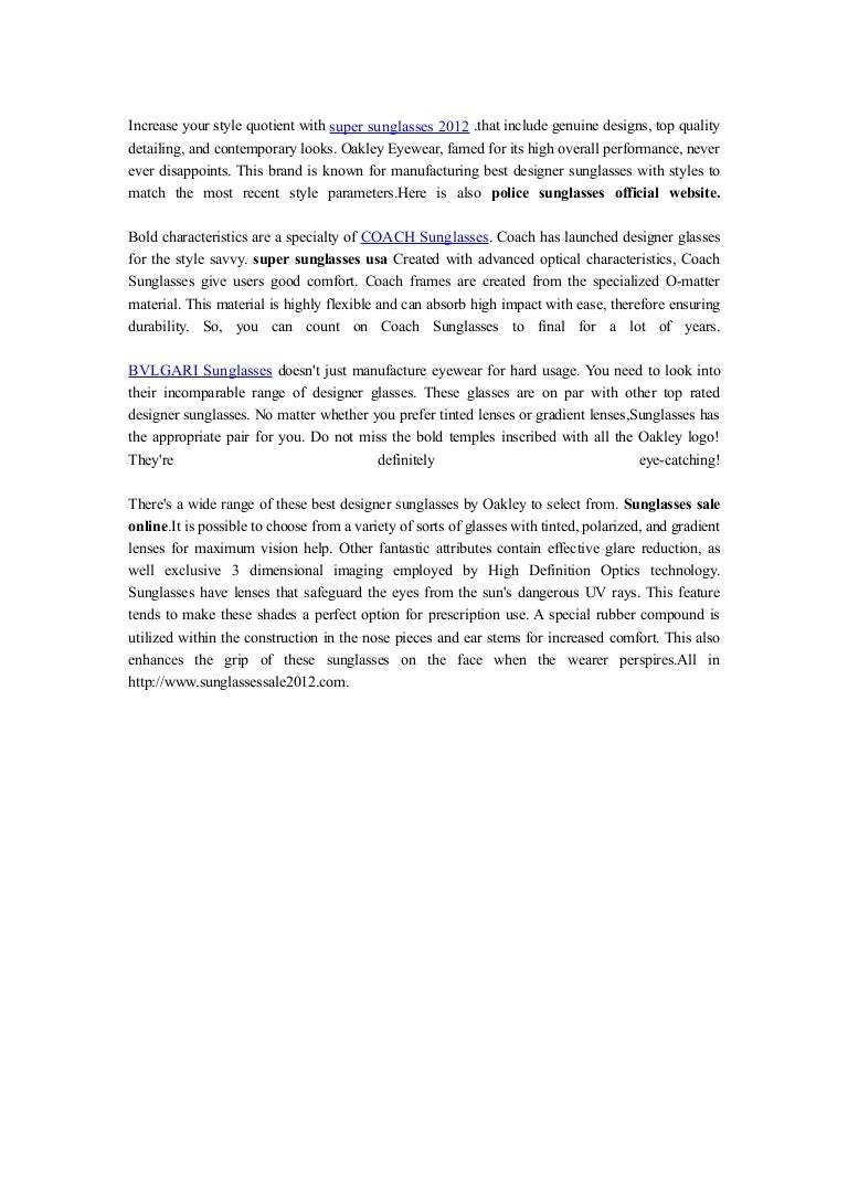 super sunglasses official website