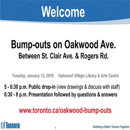 Oakwood Avenue Bump-outs (panels)