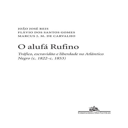 O alufá rufino | PDF