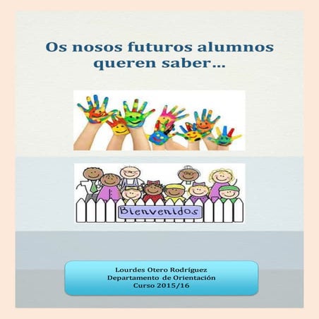 O alumnado de 6º de primaria quere saber...