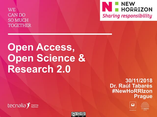 Open Access, Open Science & Research 2.0