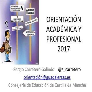 Orientación académica y profesional...