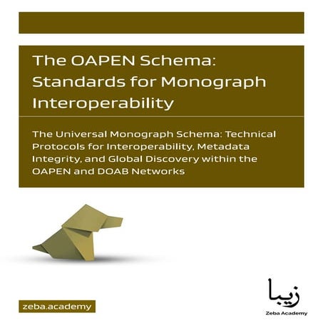 The OAPEN Schema: Standards for Monograph Interoperability | PDF