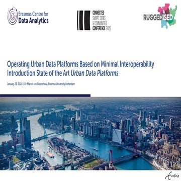 Introduction to the state-of-the-art urban data platforms