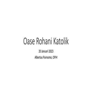 Oase Rohani Katolik 20 Januari 2024.pptx