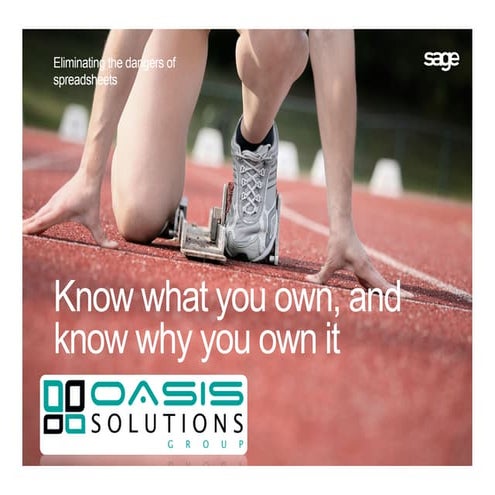 Grow Your Company, Remove Risks & Dangers of Spreadsheets