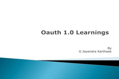 OAuth1.0