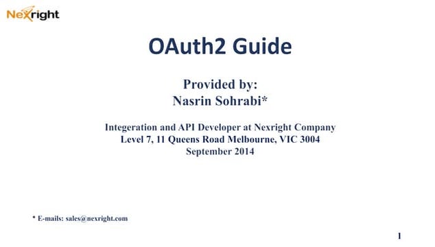 O auth2.0 guide