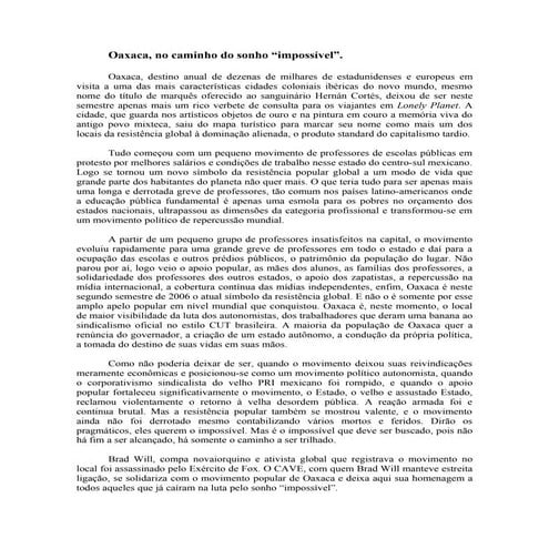 Homenagem a Will Bradley ativista anarquista assassinada em Oaxaca