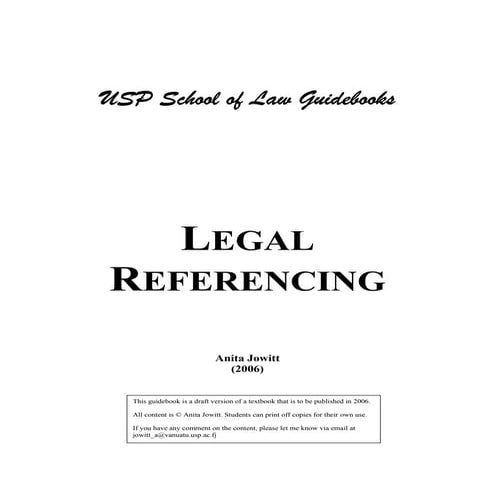 Vanuatu law school referncing (emalus campus)