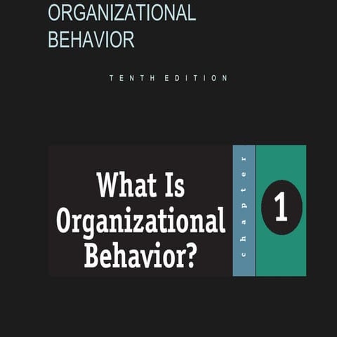 Organisation behavior 