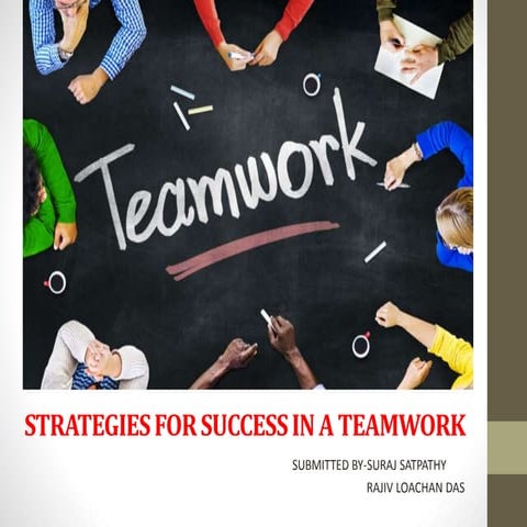successful strategies in a teamwork