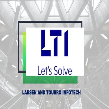 Presentation on LARSEN AND TOUBRO INFOTECH