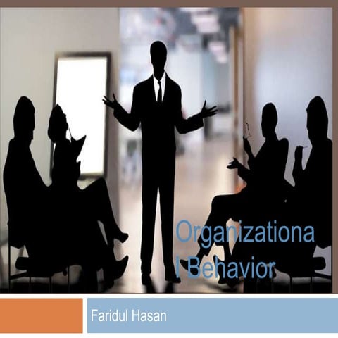 An  overview of Organizational behavior