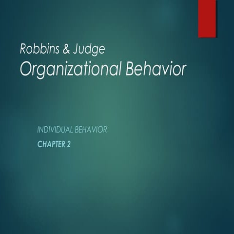Organizational Behaviour