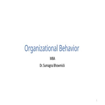 Understanding Organizational Behavior: Attitudes, Values, and Workplace ...