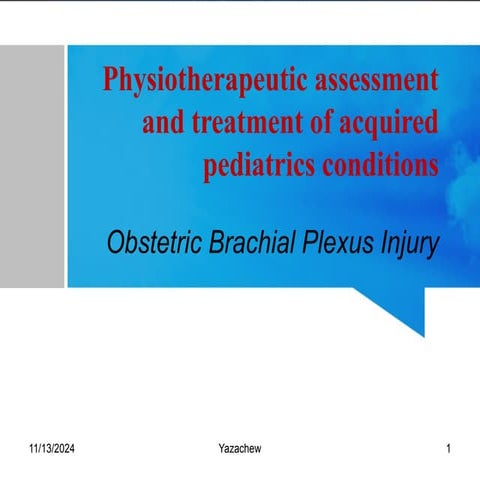 OB 3rd  year 4 th class for physiotherapy