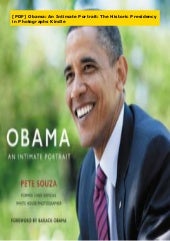 Pdf Obama An Intimate Portrait The Historic Presidency In Photogr