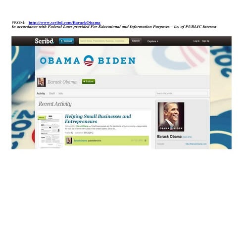 Obama   scribd com