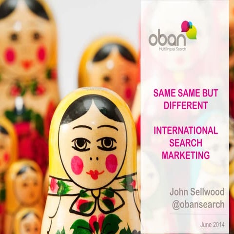 Same, same, but different - International Search Marketing  