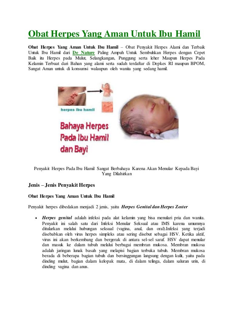 Harga Obat Herpes De Nature Indonesia