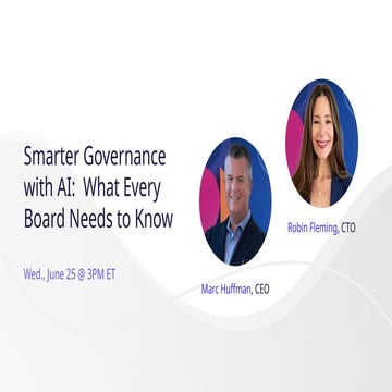Smarter Governance with AI: What Every Board Needs to Know