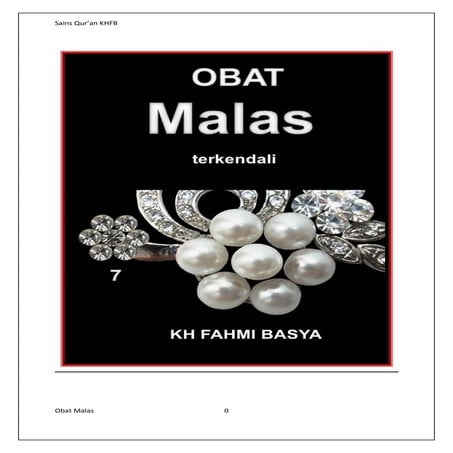 Obat Malas - pembahasan malas yang medetail dari KHFB (PDF) | PDF