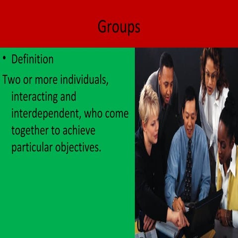 Organizational Behavior Chapter 7