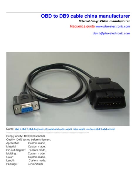 Obd codes china manufacturerfactory | PDF