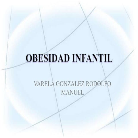 Obesidad infantil