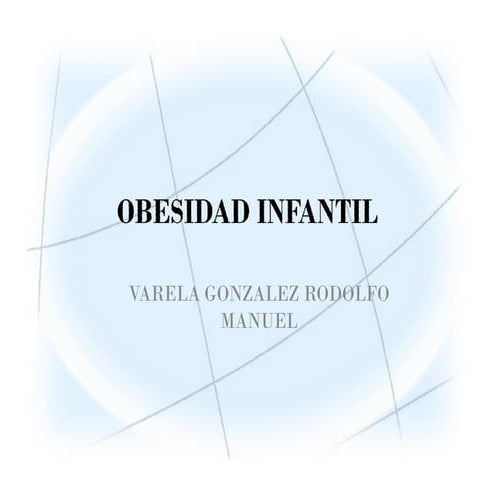 Obesidad infantil