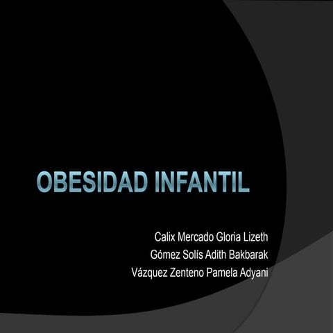 Obesidad infantil