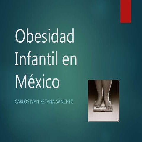 Obesidad infantil en mexico