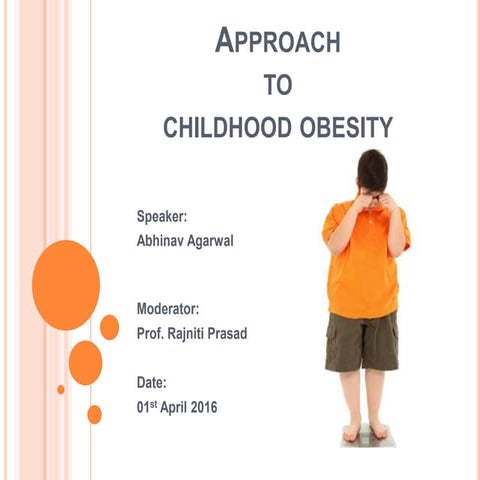 Childhood obesity | PPTX